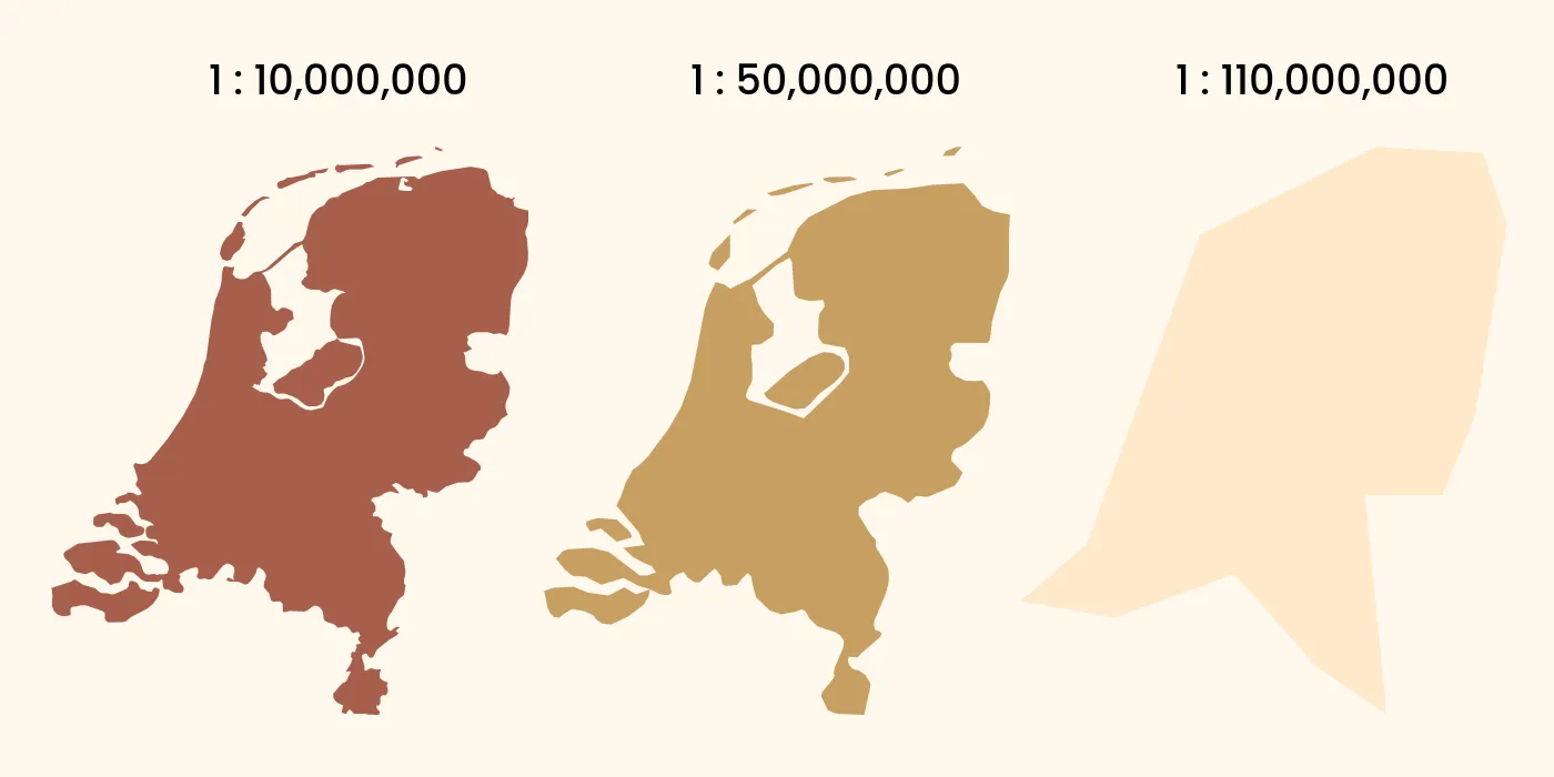 Natural Earth country shape for the Netherlands